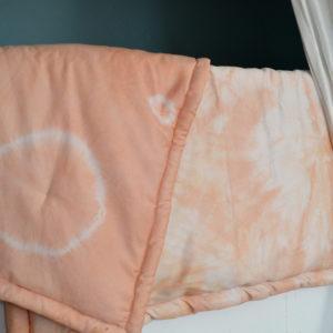 tapis de sol bébé en teinture végétale