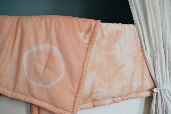 tapis de sol bébé en teinture végétale